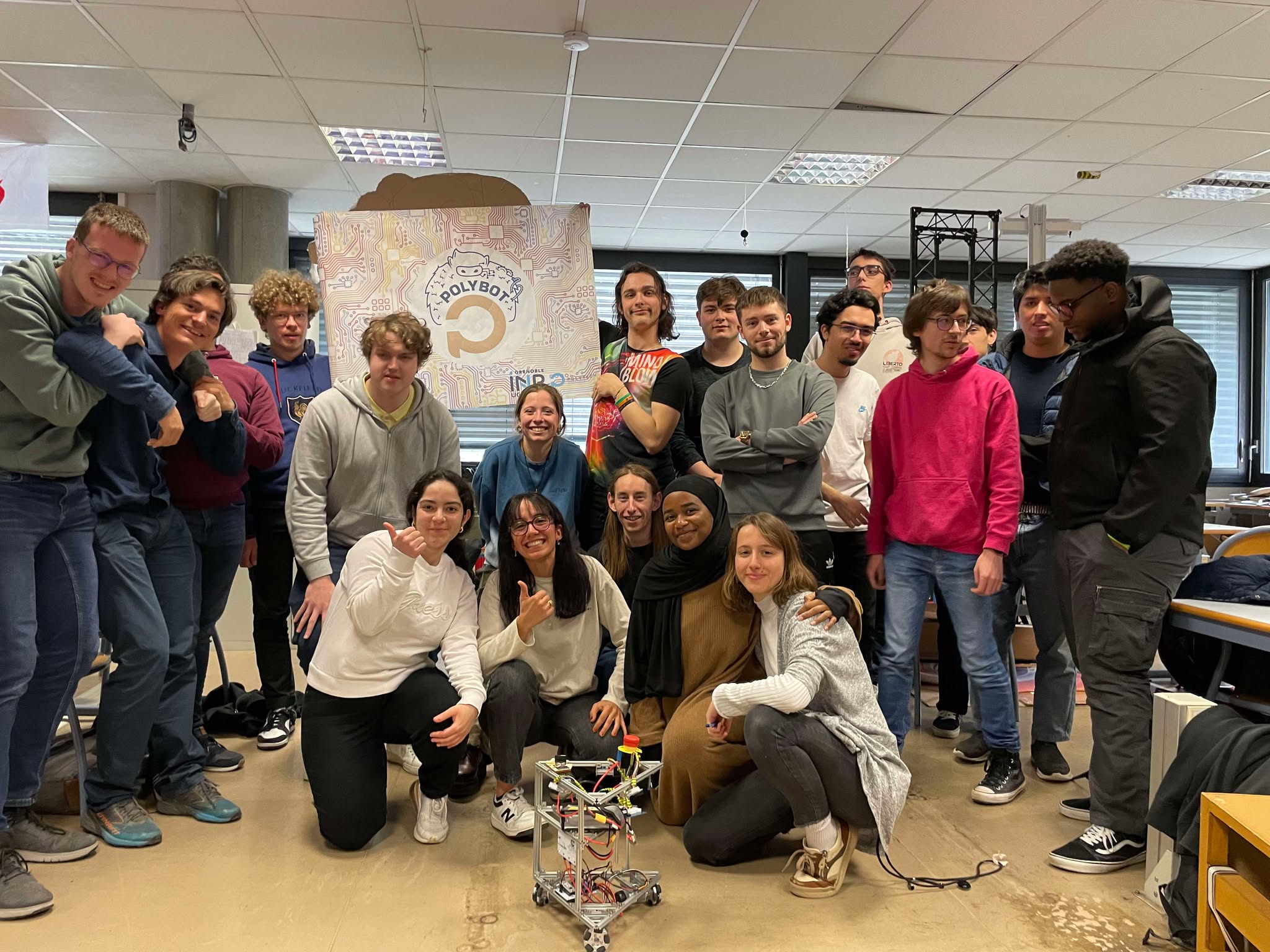 Photo de groupe des membres de l'association